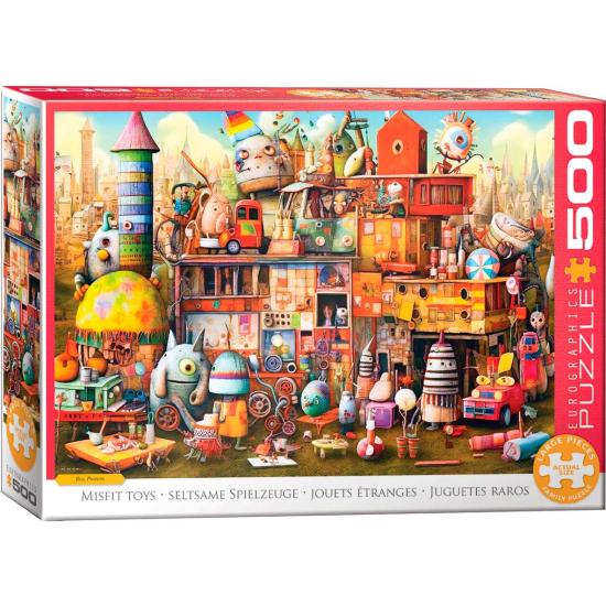 Puzzle Eurographics Brinquedos Raros XXL 500 pçs Puzzle Eurographics Brinquedos Raros XXL 500 pçs