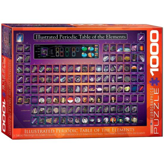 Puzzle Eurographics A Tabela Periódica dos Elementos Ilustrados