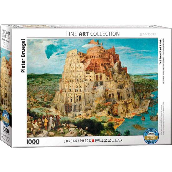Puzzle Eurographics A Torre de Babel 1000 peças Puzzle Eurographics A Torre de Babel 1000 peças