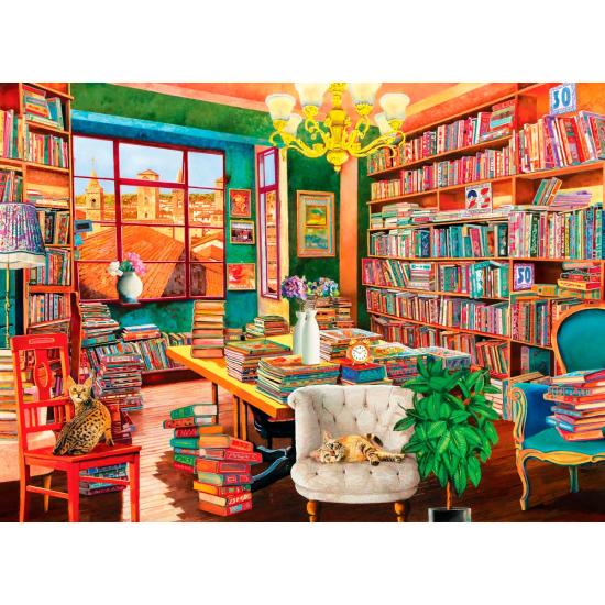 Puzzle Eurographics A Antiga Biblioteca de 1000 peças