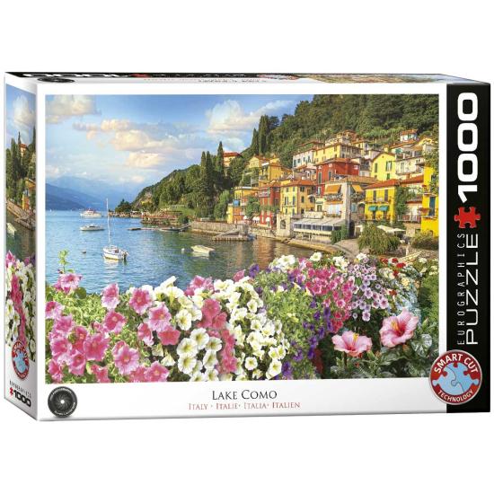 Puzzle Eurographics Lago Como, Italia de 1000 peças