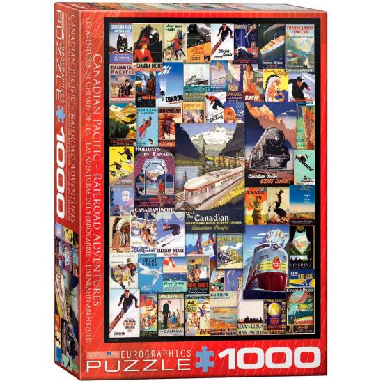 Puzzle Eurographics As Aventuras da Ferrovia de 1000 Peças