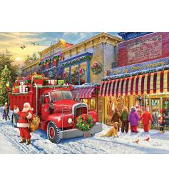 Puzzle Eurographics Mack B6 Caminhão Do Papai Noel 1000 Peças