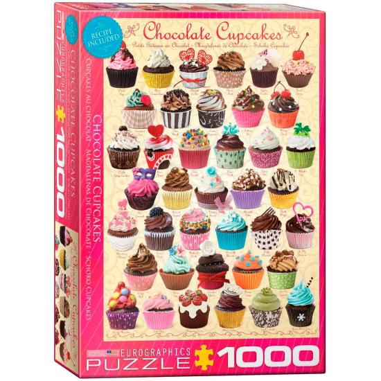 Cupcakes de Chocolate Puzzle Eurographics 1000 Peças