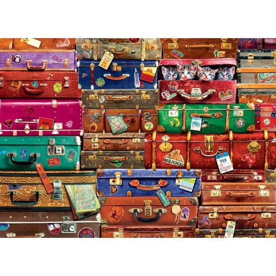 Malas de viagem de Puzzle Eurographics 1000 peças
