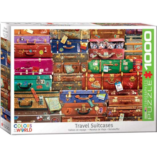 Malas de viagem de Puzzle Eurographics 1000 peças