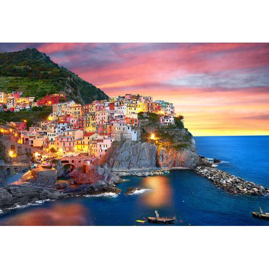 Puzzle Eurographics Manarola Ao Entardecer, Itália 2000 Peças
