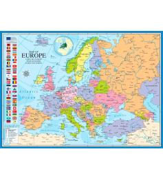 Mapa Puzzle Eurographics da Europa 1000 Peças