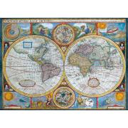 Puzzle de mapa do mundo antigo Eurographics 1000 peças