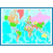 Puzzle de 1000 peças do mapa do mundo Eurographics