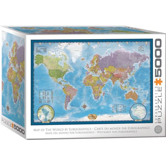 Puzzle Eurographics Mapa Mundial 5000 Peças