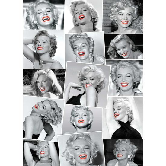 Puzzle de lábios vermelhos Marilyn Monroe Eurographics, 1