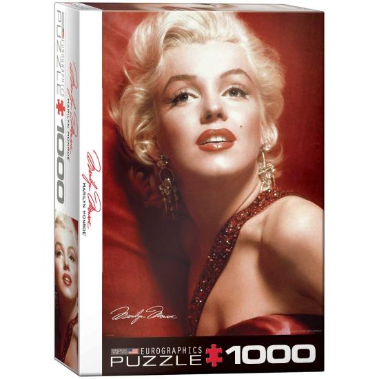 Puzzle Eurographics Marilyn Monroe Retrato Vermelho 1000