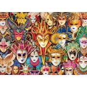 Puzzle Eurographics Máscaras de Carnaval Veneziano 1000 Peças