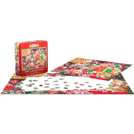 Mesa de Natal Puzzle Eurographics, Lata de 1000 Pçs