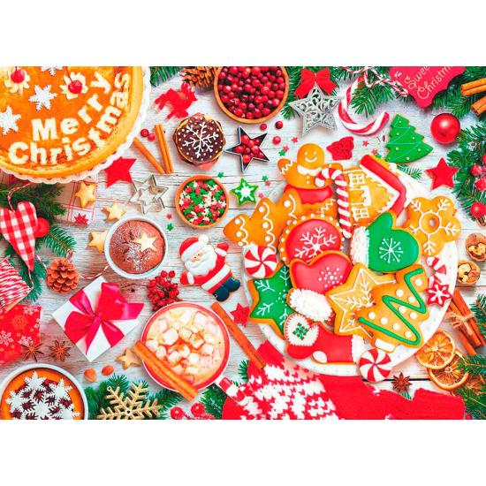 Mesa de Natal Puzzle Eurographics, Lata de 1000 Pçs