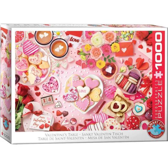Puzzle Eurographics Mesa De Dia Dos Namorados 1000 Peças