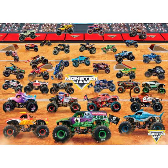 Puzzle Eurographics Monster Jam, Programação de Caminhões 1000 P
