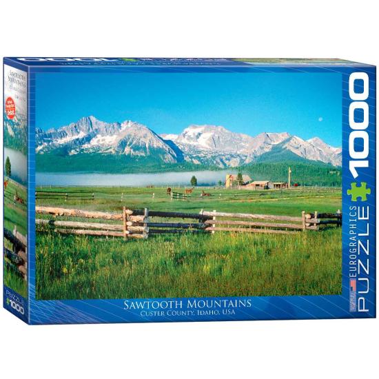 Puzzle Eurographics Sawtooth Mountains, Idaho 1000 peças