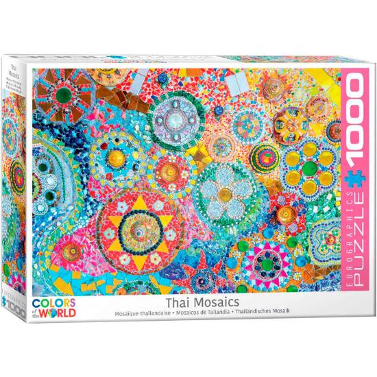 Puzzle de mosaico tailandês Eurographics 1000 peças