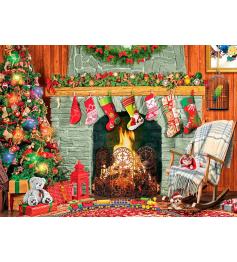 Eurographics Christmas by the Fireplace Puzzle XXL 500 unidades