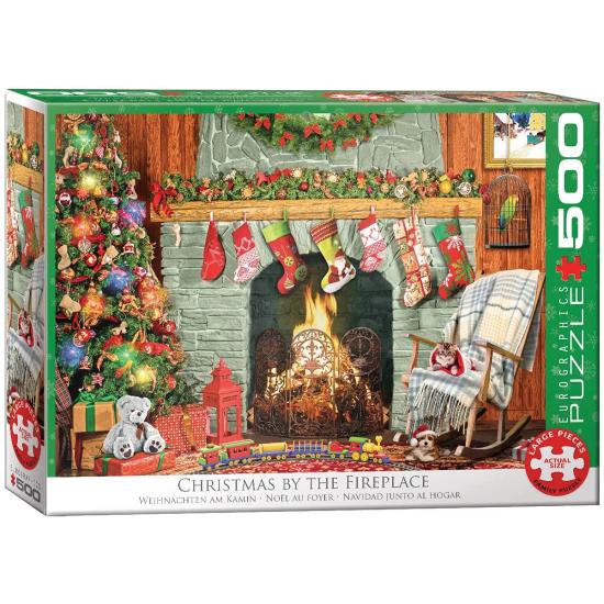Eurographics Christmas by the Fireplace Puzzle XXL 500 unidades