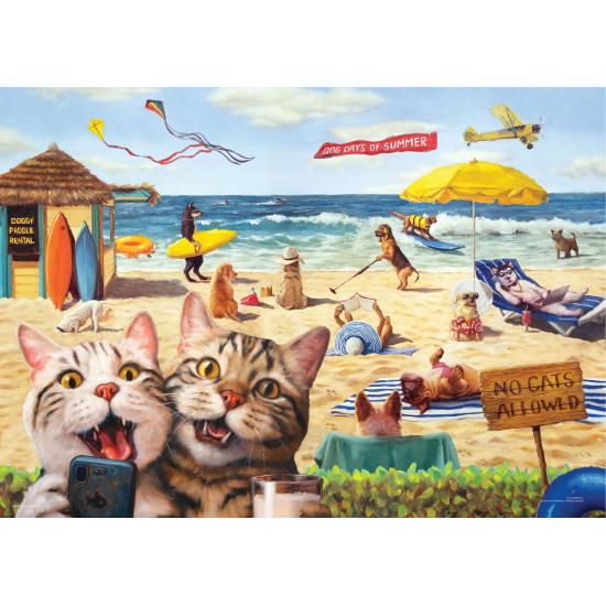 Puzzle Eurographics Gatos não são Permitidos XXL 500 pçs