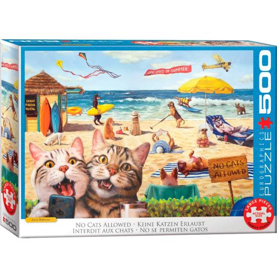 Puzzle Eurographics Gatos não são Permitidos XXL 500 pçs