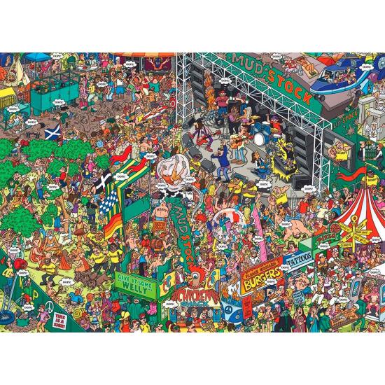 Puzzle Eurographics Oops Mudstock XXL 500 peças