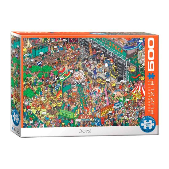Puzzle Eurographics Oops Mudstock XXL 500 peças