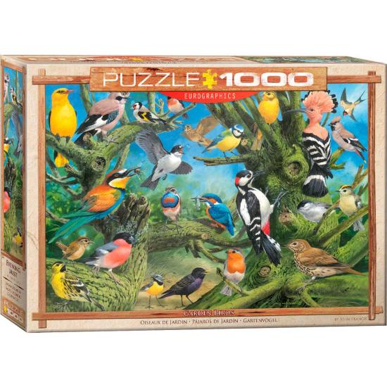Puzzle Eurographics Garden Birds 1000 peças