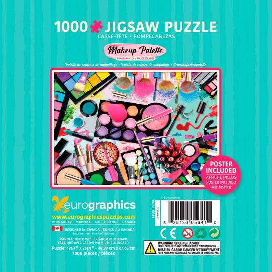 Paleta de Cores Puzzle Eurographics, Lata de 1000 Pçs