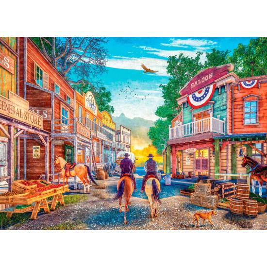 Puzzle Eurographics País Do Velho Oeste 1000 Peças