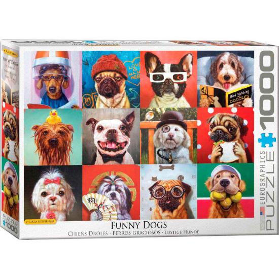 Puzzle Eurographics Funny Dogs 1000 Peças