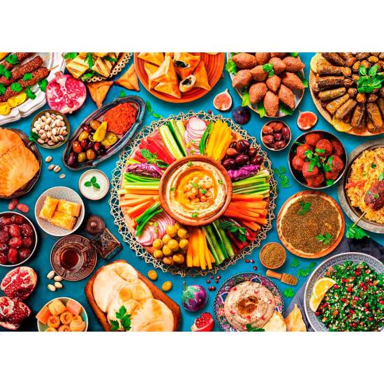 Puzzle Eurographics Pratos do Oriente Médio 1.000 peças