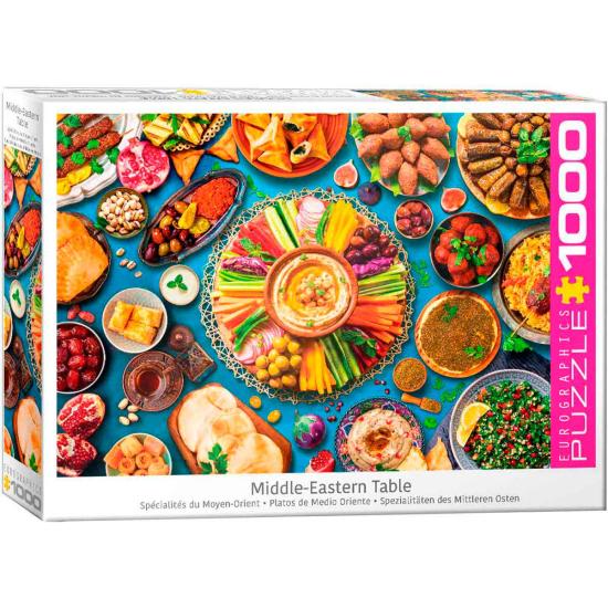 Puzzle Eurographics Pratos do Oriente Médio 1.000 peças