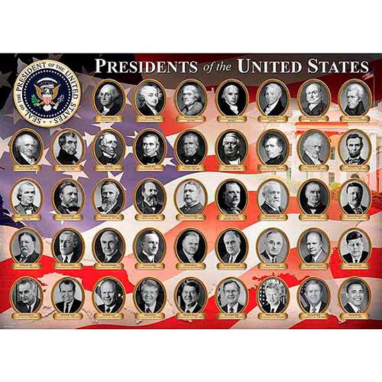Puzzle Eurographics Presidentes dos EUA 1000 Peças