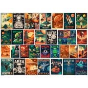 Puzzle Eurographics Pôsteres Antigos De Alienígenas 1000 Peças