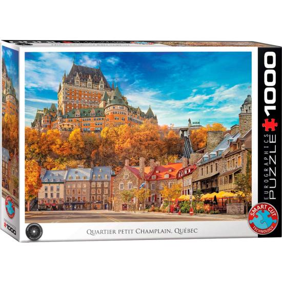 Puzzle Eurographics Quartier Petit Champlain de 1000 peças