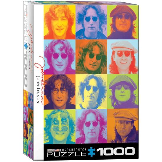 Puzzle de retratos coloridos de John Lennon Eurographics,