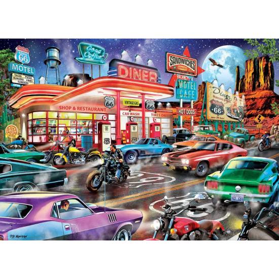 Puzzle Eurographics Route 66 Diner 1000 Peças