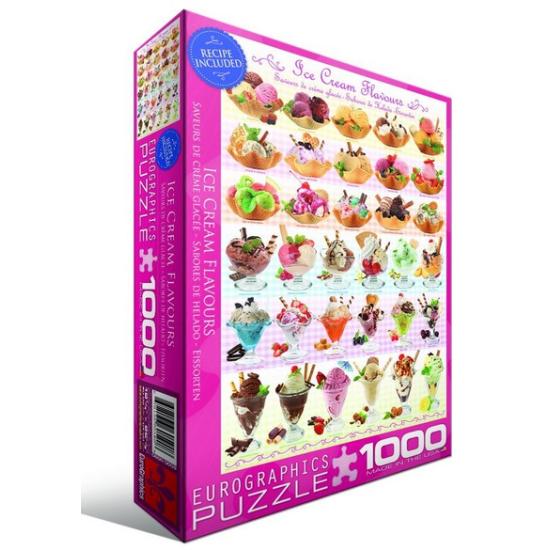 Puzzle Eurographics Sabores de Sorvete 1000 Peças