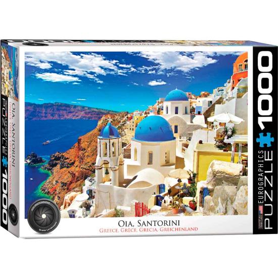 Puzzle Eurographics Santorini Grécia 1000 peças