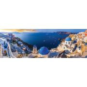 Puzzle Eurographics Panorama de Santorini, Grécia 1000 peças