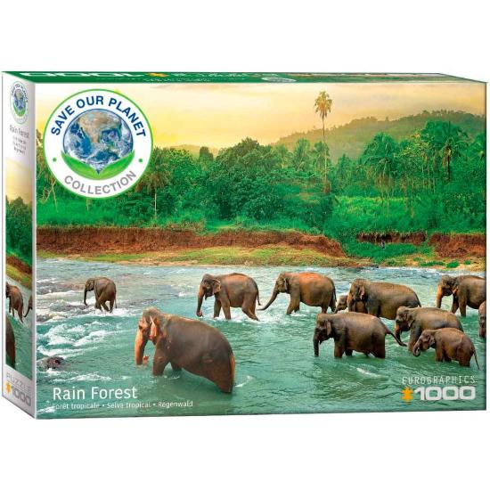 Puzzle Eurographics Tropical Jungle 1000 peças