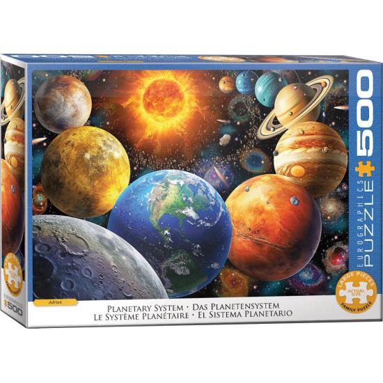 Puzzle Eurographics Sistema Planetário XXL 500 Peças