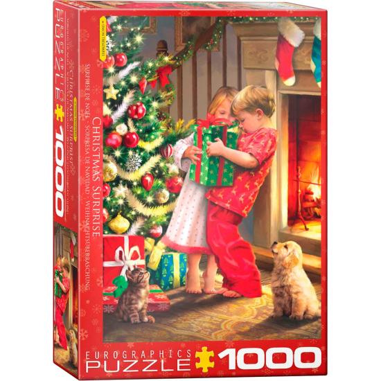 Surpresa de Natal Puzzle Eurographics 1000 Peças