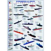 Submarinos de Puzzle eurográficos 1000 peças