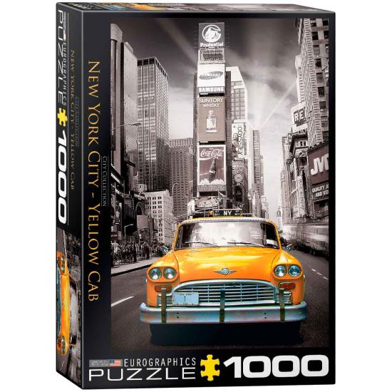 Puzzle Eurographics Taxi em Nova York 1000 Peças