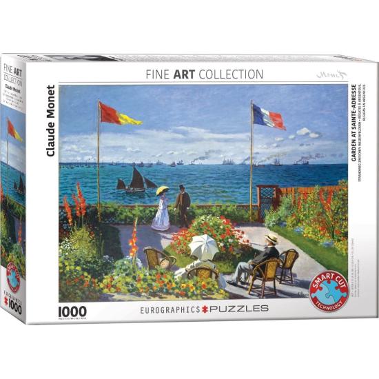 Puzzle Eurographics Jardim Em Sainte-Adresse 1000 Peças